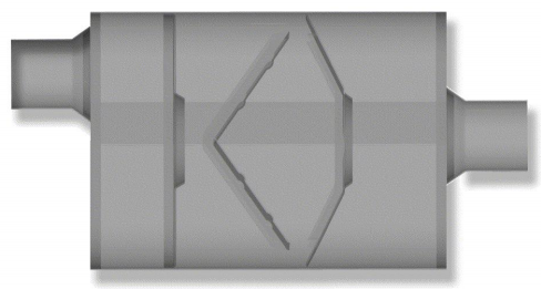 LT042 2"-2" Center-Offset 4"x9" Oval-13"-19" 4"x9" oval