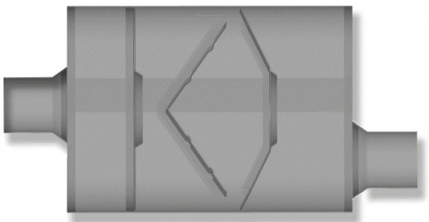 LT042 2"-2" Center-Offset 4"x9" Oval-13"-19" 4"x9" oval