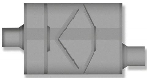 LT542 2.5"-2.5" Center-Offset 4"x9" Oval-13"-19" 4"x9" oval