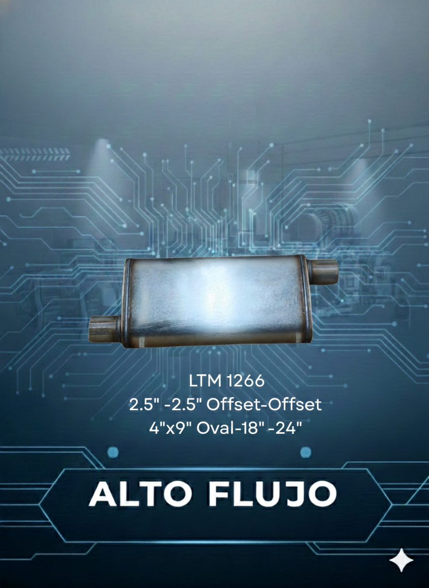 LTM1266 2.5"-2.5" Offset-Offset 4"x9" Oval-18"-24" 4"x9" oval