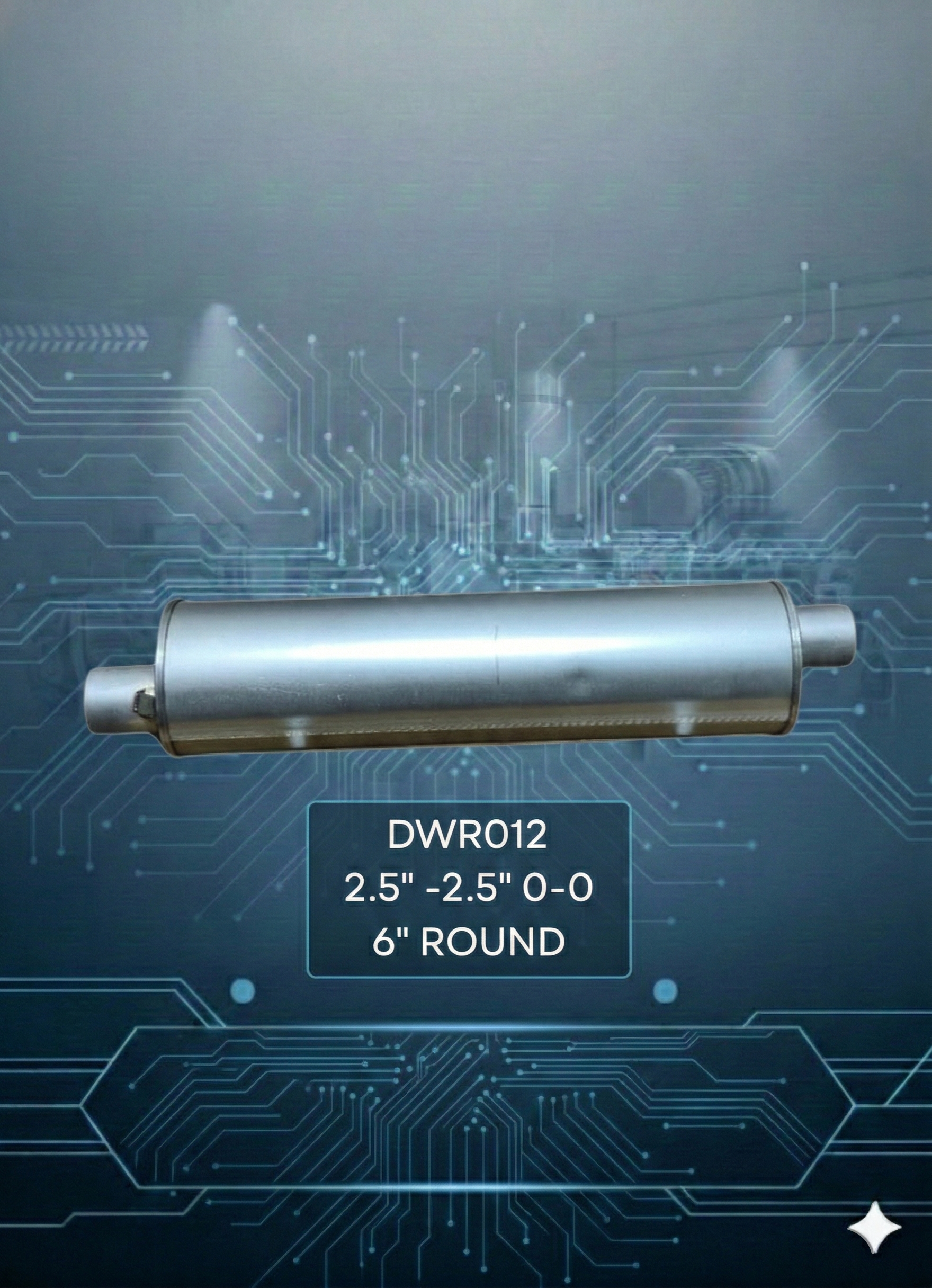 DWR012 2.5"-2.5" Offset-Offset 6" Round-24"-30" 6" round
